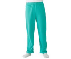 Pediatric Pants with Elastic Strips, Green, Size XL