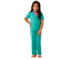 Pediatric Shirt, Solid Green, Size S