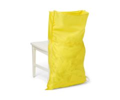 Nylon Hamper Bag with Chair Back, 24" x 36", Yellow, 2 Dozen