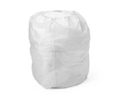 Nylon Hamper Bag with Flip Top and Elastic Closure, 18", White, 2 Dozen