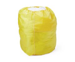 Nylon Hamper Bag with Flip Top and Elastic Closure, 25", Yellow, 2 Dozen