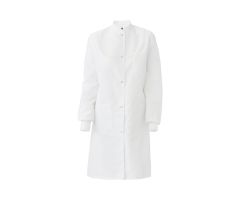 Women's Protective Barrier Lab Coat with Pockets, ResiStat Static and Fluid Resistant, White, Size 3XL