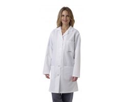 Ladies SilverTouch Staff Length Lab Coats MDT11WHTST10E