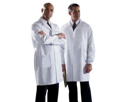 Unisex Knee Length Lab Coats-MDT12WHT34E