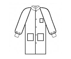 Unisex Staff-Length Lab Coat, White, Size 42