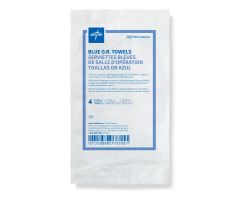 Sterile Disposable Heavy OR Towel,Blue,17'' x 27'',4/Pack