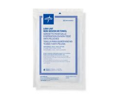 Sterile Disposable Nonwoven OR Towel,Blue,17'' x 27'',4/Pack