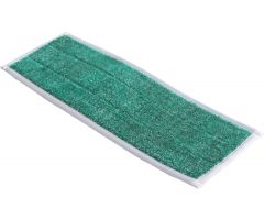 Micromax Microfiber Dust / Dry Mop, Green with White Trim, 18"