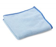Microfiber Cleaning Cloth, 12" x 12", Lightweight, Light Blue