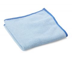 Microfiber Cleaning Cloth, 12" x 12", Lightweight, Light Blue MDT217649Z