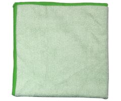 Microfiber Cleaning Cloth, 16" x 16", Lightweight, Light Green