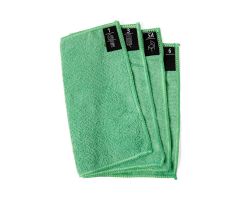 Clean-by-Sequence Microfiber Towel Booklet, Post-Acute Resident Room, Green