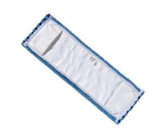Pocket Microfiber Scrubber Mop, Blue, 5" x 18"