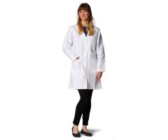 Ladies' Classic Staff Length Lab Coats-MDT22WHT12E