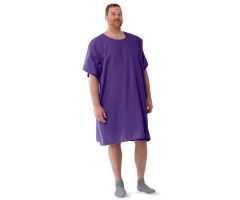 Patient Exam Gown with 3-Armhole Design, Purple, Size 10XL