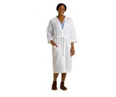 Square Waffle Weave Patient Robes MDTHR8M04WHI