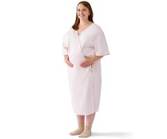 Micro-Suede Mammography Patient Robe, Pink, One Size Fits Most