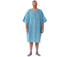 PolyBright IV Patient Gown, Cascade, Blue, Size 5XL