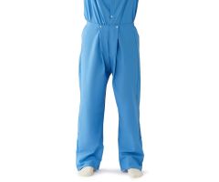 Pajama Pants with Elastic Strips and Plastic Straps, Blue, Size XS / S