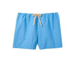 Drawstring Pajama Shorts, Light Blue, Size 3XL