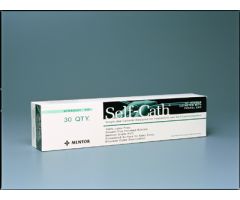 Self Cath Catheter, 14fr, 16" St Tip, Green Funnel End,Bx/30