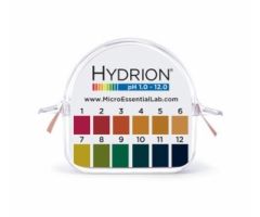 Hydrion Double Roll pH Test Paper in Dispenser, for pH 1.0 - 12.0