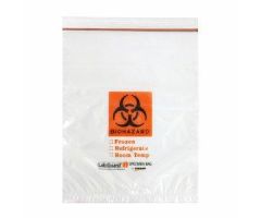 Lab Guard Specimen Biohazard Bag, 12" x 15", 2-Pocket, Disposable