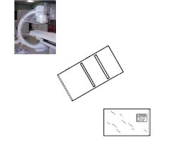 C Arm Mobile X Ray Drape Gusseted with Poly Straps