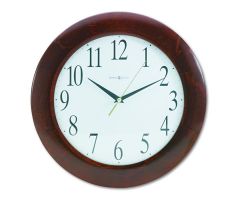 Corporate Wall Clock, 12-3/4", Cherry