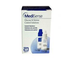 MediSense Glucose and Ketone High / Low Control Solutions, 2 Vials / Box