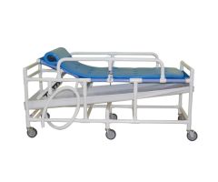 Shower Stretcher (Gurney) PVC 3-Position Elev. Headrest