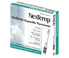 NexTemp Oral / Axillary Disposable Thermometer, 35.5C to 40.4C