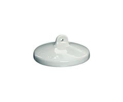 Porcelain Crucible Cover, 66 mm