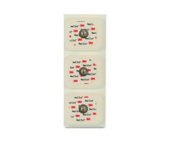 Red Dot Monitoring Electrode with Foam Tape and Sticky Gel, 3/Strip
