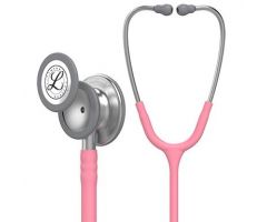 3M Littmann Classic III Monitoring Stethoscope, Pearl Pink Tube, 27"