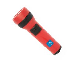 FLASHLIGHT, RED COLOR 2D ECONOMY LIGHT MPHBECONFLH