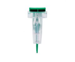 Safety Lancet with Push-Button Activation, 21G x 1.8 mm MPHSFTY21