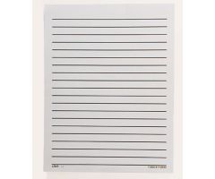Bold Line Paper - 1/2" lines - Single Side 100 sheets per pad