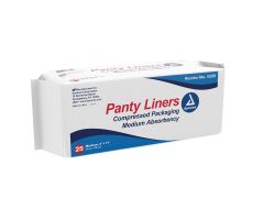 Panty Liners, Sq End w/ Adhesive Tab, 4" x 11"