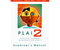 Preschool Language Assessment Instrument (PLAI-2) ,Complete Kit ,Second Edition