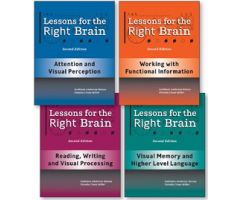 Lessons for the Right Brain ,Set of 4