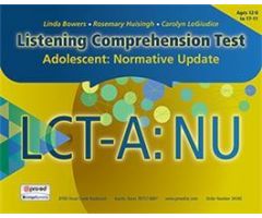 Listening Comprehension Test - Adolescent: Normative Update (LCT-A:NU)
