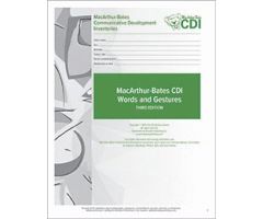 CDI Words and Gestures Forms (25)