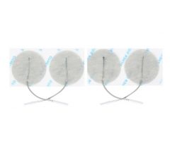 Premium Cloth Electrodes- 2 in. - Round - Pack of 40
