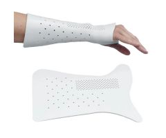 Rolyan Ulnar Gutter Wrist Splint, Perforated, MD, PK/3