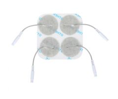 Premium Cloth Electrodes - 1.25 in. - Round - Pack of 4