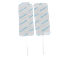 Premium Cloth Electrodes- 2 in. x 5 in. - Rectangle - Pack of 2