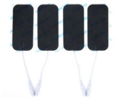 Foam Electrodes - 1.5" x 3.5" Rectangle 4 Pack