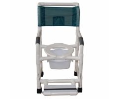 Wheeled Shower Chairs - Standard Base with Pail
