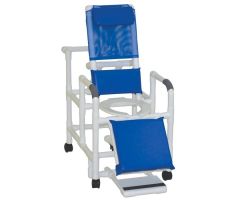 Reclining Shower/Commode Chair - 20"W